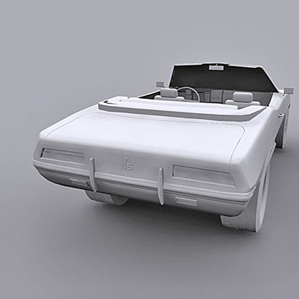 custom camaro 3ds - Chevy Camaro custom (3ds) by QLEE