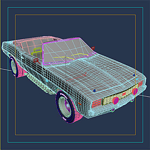 custom camaro 3ds - Chevy Camaro custom (3ds) by QLEE