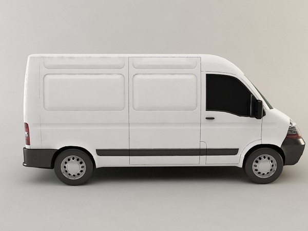 master van 3d model - Renault Master Van... by aldaris81
