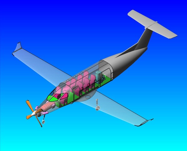 3d pilatus aircraft sat transport model - Transport Aircraft C-28.sat or .dwg by RodgerSaintJohn