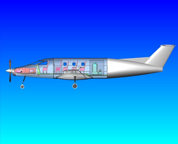3d pilatus aircraft sat transport model - Transport Aircraft C-28.sat or .dwg by RodgerSaintJohn