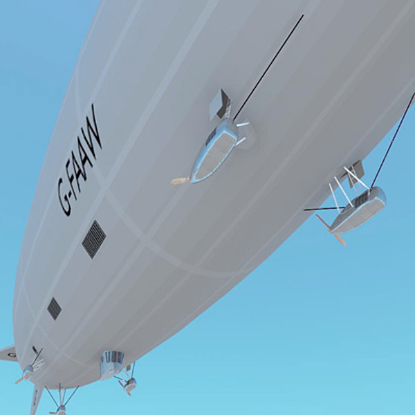 maya british r101 airship - R101 Airship by My3DGuy