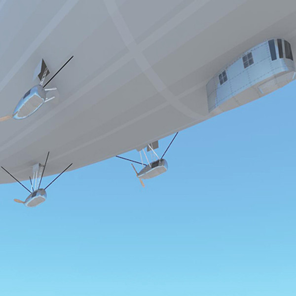maya british r101 airship - R101 Airship by My3DGuy