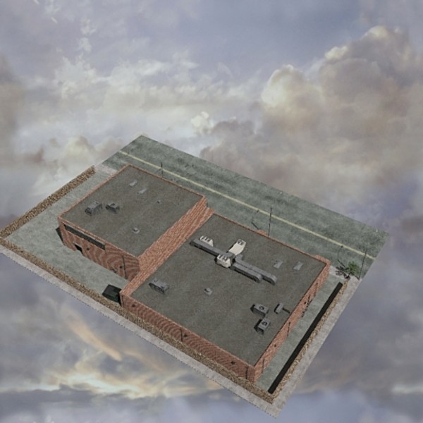 3dsmax station building lights - Fire Station by dastolidigital