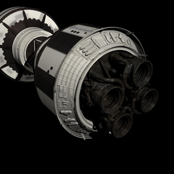 3d space exploration ship model - Space Exploration Ship by dastolidigital