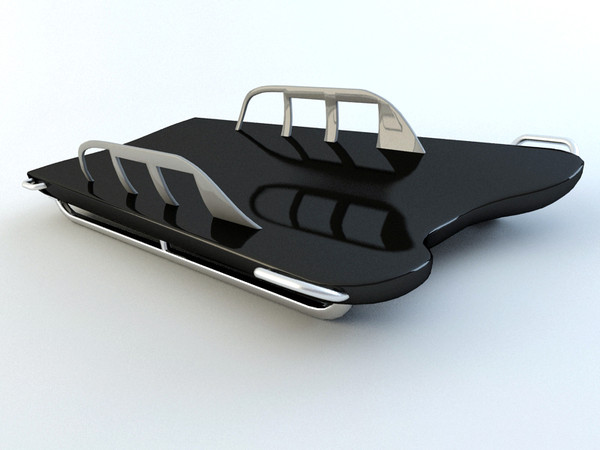 skeleton sled 3d model - Skeleton Sled... by Tornado Studio