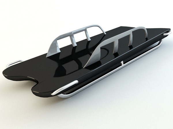 skeleton sled 3d model - Skeleton Sled... by Tornado Studio