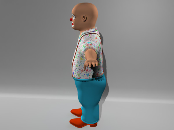 film character ma - Cartoon Clown by ShaderCo