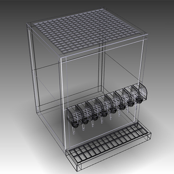 3d soda dispenser model - Soda Dispenser by mostlysquare