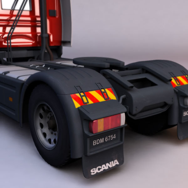 3d scania semi-trailer truck model - Semi-trailer truck by warlockgraphics