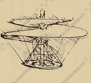 helicopter leonardo da 3ds - Helicopter by Mar.K