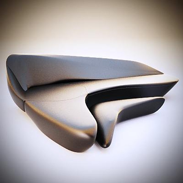 3d model sofa moon - Sofa by Stubborn3D