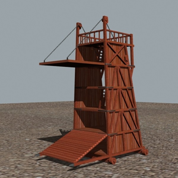 3d belfry castle siege - Belfry... by mostlysquare