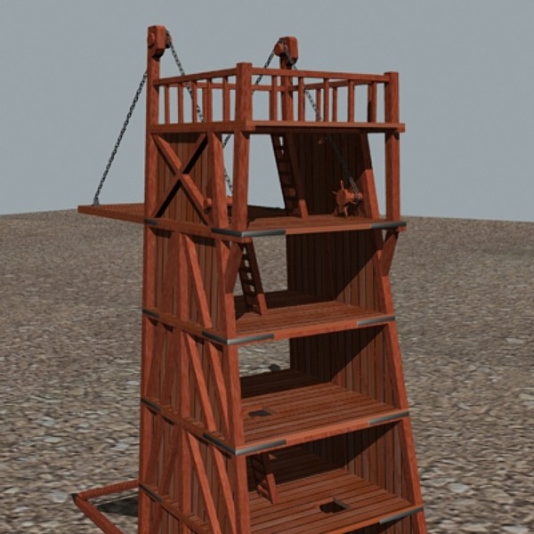 3d belfry castle siege - Belfry... by mostlysquare
