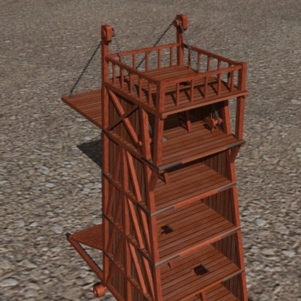 3d belfry castle siege - Belfry... by mostlysquare