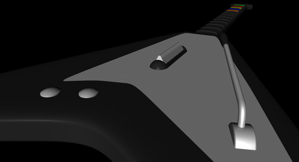 3ds max flying v guitar hero - Guitar Hero Controller by Psy Studios