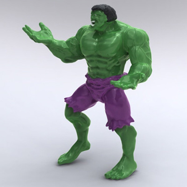 3d incredible hulk model - The Incredible Hulk by freeformguru