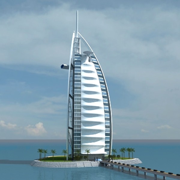burj arab 3ds - burj arab by thinice