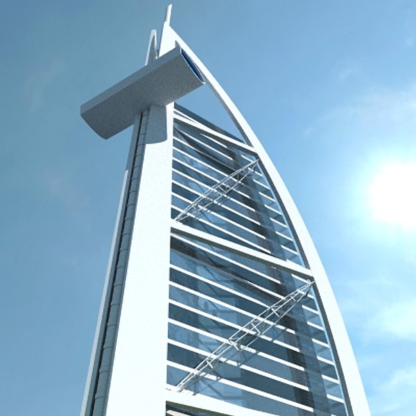 burj arab 3ds - burj arab by thinice