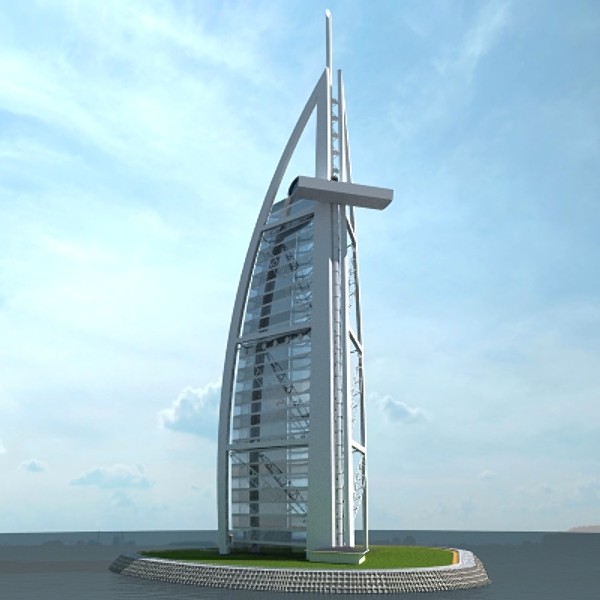 burj arab 3ds - burj arab by thinice