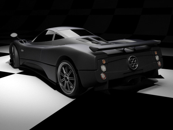 pagani zonda f 3ds - Pagani Zonda F by fabelar
