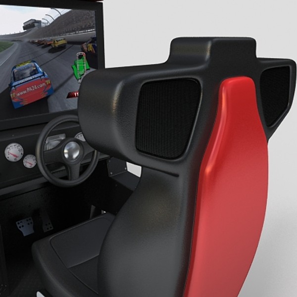 arcade racing 3d model - arcade racing by monkeyodoom