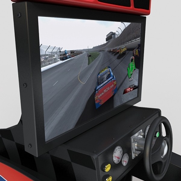 arcade racing 3d model - arcade racing by monkeyodoom