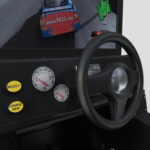 arcade racing 3d model - arcade racing by monkeyodoom