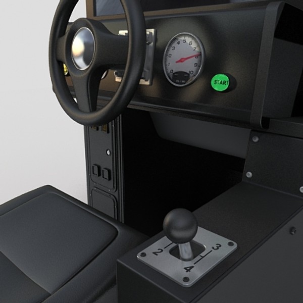 arcade racing 3d model - arcade racing by monkeyodoom
