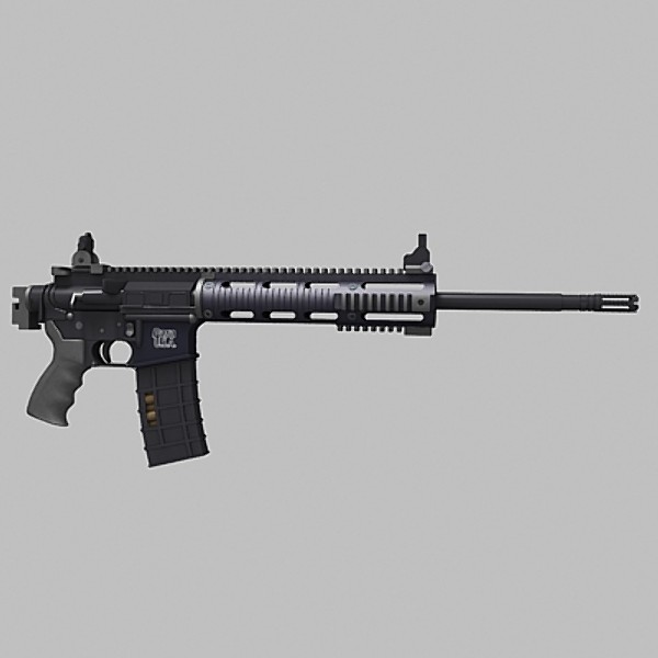 commando assault rifle para 3ds - Para Tactical Target Rifle by Sandu_Bublic