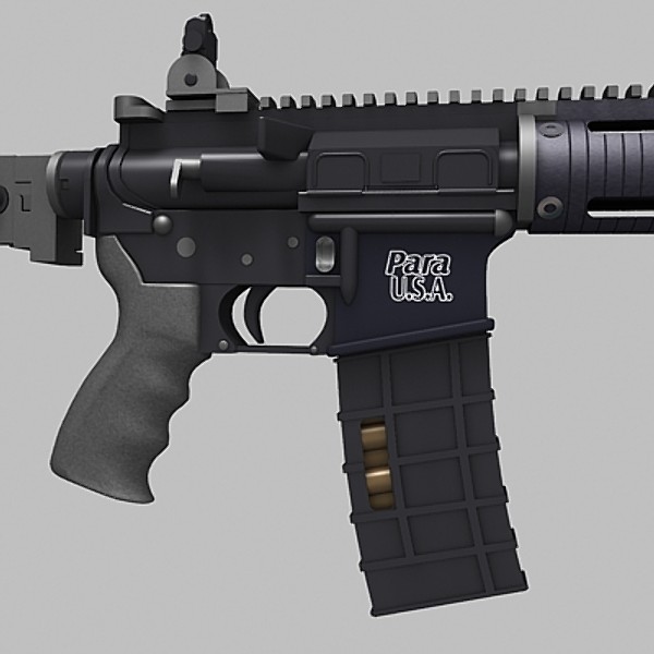 commando assault rifle para 3ds - Para Tactical Target Rifle by Sandu_Bublic