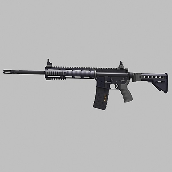 commando assault rifle para 3ds - Para Tactical Target Rifle by Sandu_Bublic