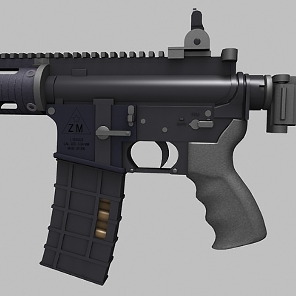 commando assault rifle para 3ds - Para Tactical Target Rifle by Sandu_Bublic