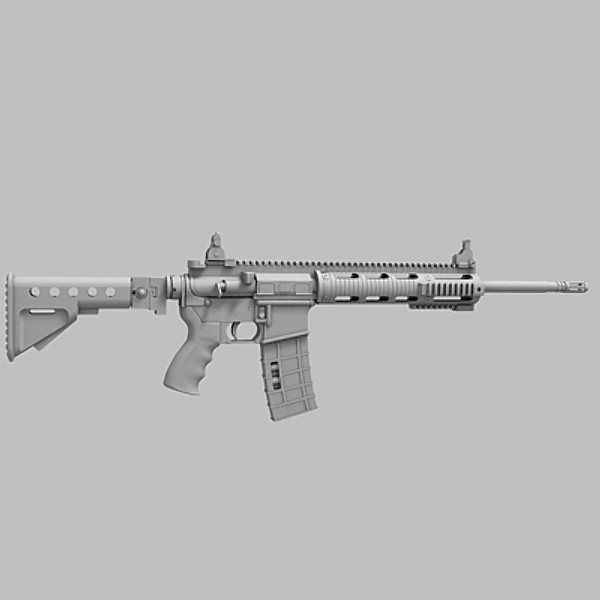 commando assault rifle para 3ds - Para Tactical Target Rifle by Sandu_Bublic