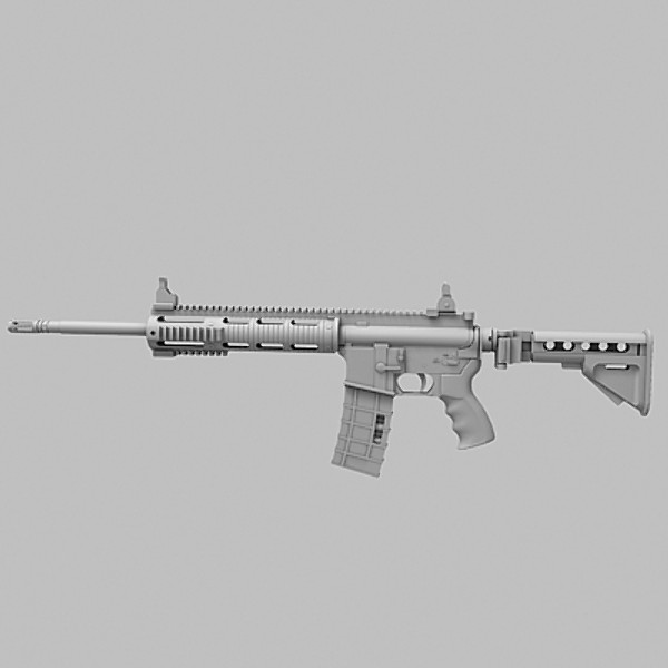 commando assault rifle para 3ds - Para Tactical Target Rifle by Sandu_Bublic