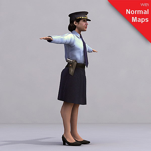 axyz 2 rigged characters max - WWom0002-CS by axyzdesign