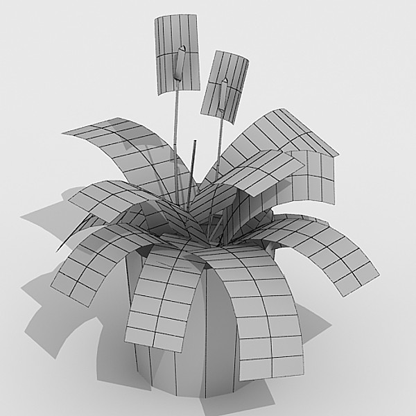 3ds max spathiphyllum flower - Spathiphyllum by fabelar