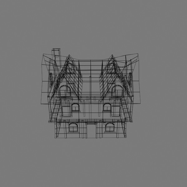 medieval fantasy house pack 3d model - Low Poly Medieval Fantasy House Model Pack by Game Model Creations