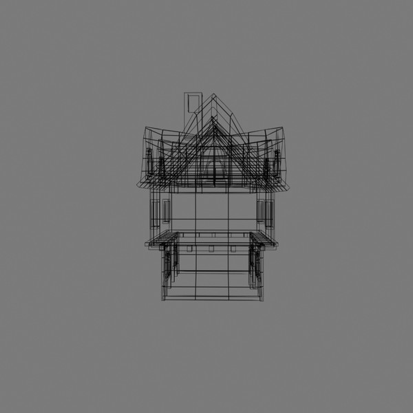 medieval fantasy house pack 3d model - Low Poly Medieval Fantasy House Model Pack by Game Model Creations