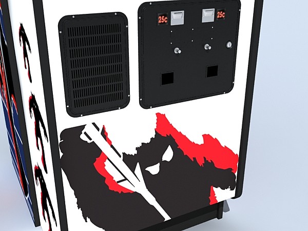 3ds max spade invaders arcade - spade invaders arcade by monkeyodoom