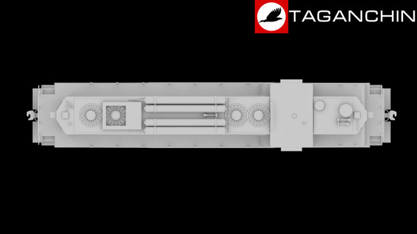 3ds max train gp9 2555 - train GP9 2555 by 3dthings