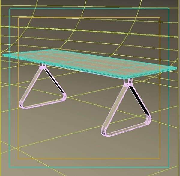 3d model fjord table square - Fjord table square... by Mak21