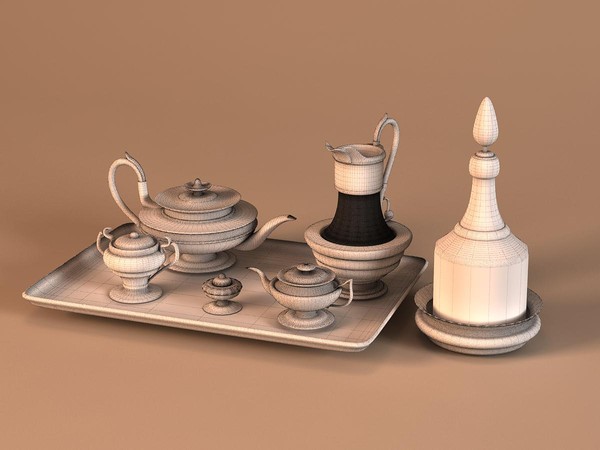 classical silver 3d model - predmety.zip by kupfer