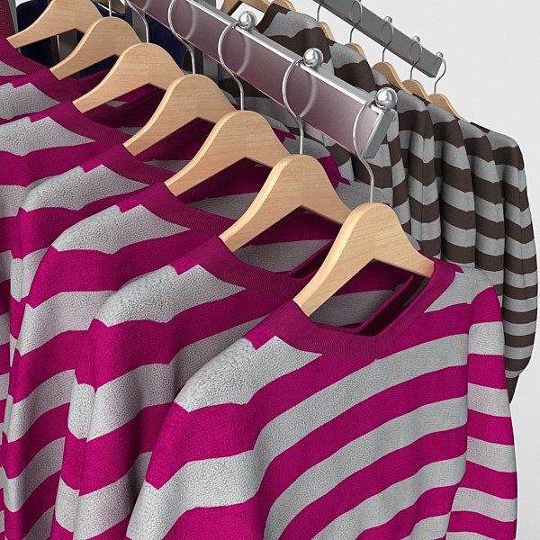 3d model women s sweaters - women
