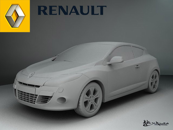 3dsmax renault megane coupe - Renault Megane Coupe2009... by rburlea