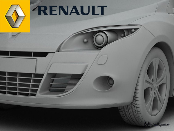 3dsmax renault megane coupe - Renault Megane Coupe2009... by rburlea