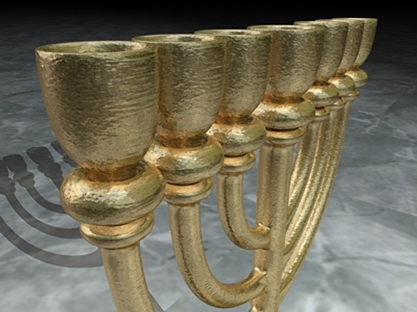 Golden Lampstand (Menorah) - Basic