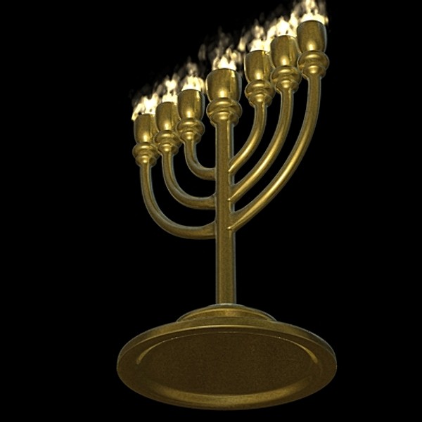 Golden Lampstand (Menorah) - Basic