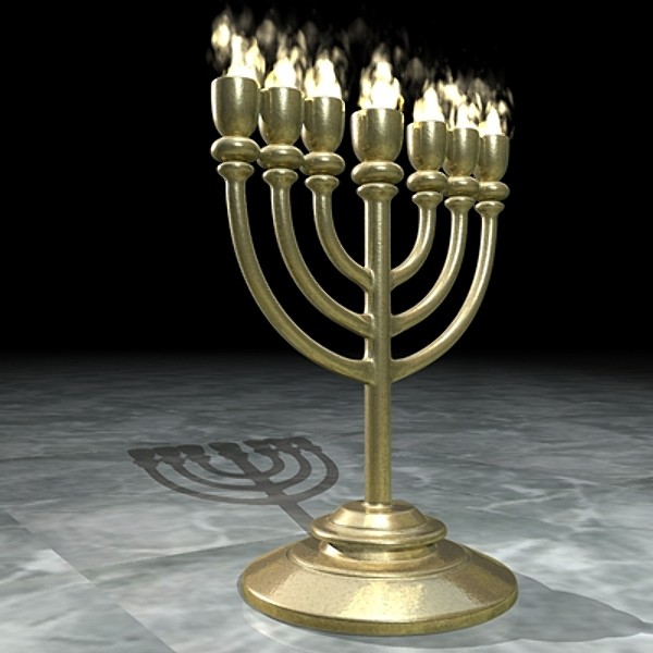 Golden Lampstand (Menorah) - Basic