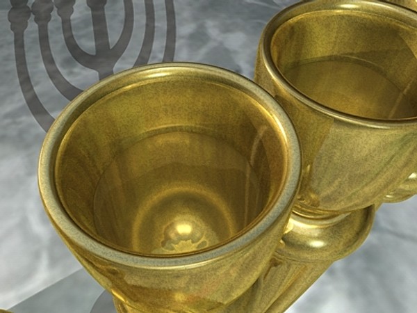 Golden Lampstand (Menorah) - Basic